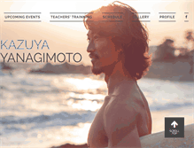 Tablet Screenshot of kazuyayoga.com